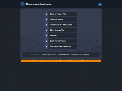 therandomblend.com snapshot