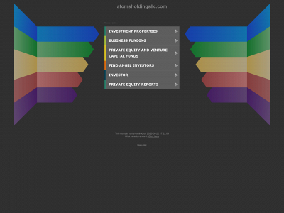 atomsholdingsllc.com snapshot