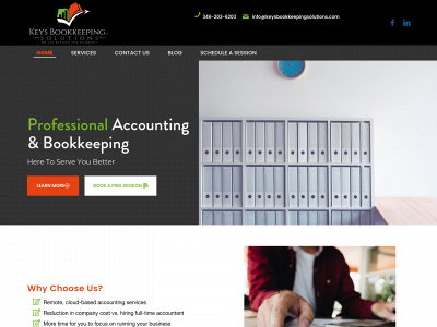 keysbookkeepingsolutions.com snapshot