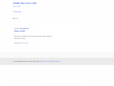 daddydaycareclub.com snapshot