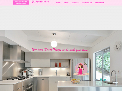 pinkladymaids.com snapshot
