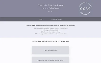 sphinctercalc.com snapshot