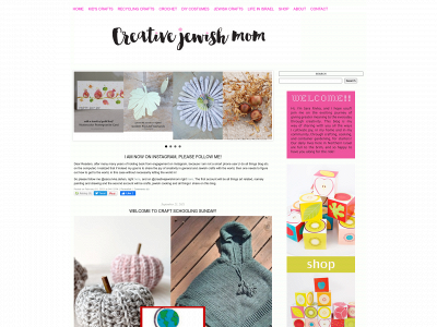 creativejewishmom.com snapshot