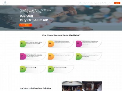 spokaneestateliquidation.com snapshot