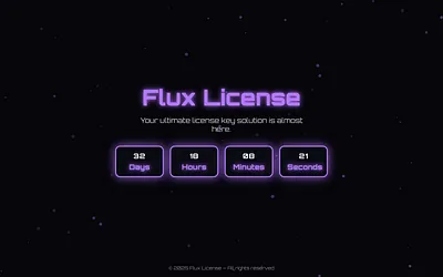 flux-license.com snapshot