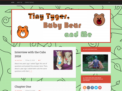 tygerbearandme.com snapshot