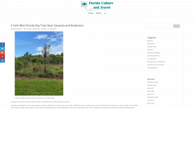 floridaculturetravel.com snapshot