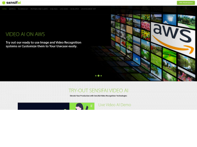 sensifai.com snapshot