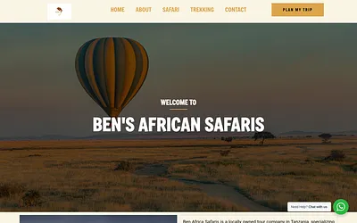 ben-african-safaris.com snapshot