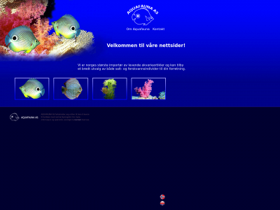 aquafauna.no snapshot