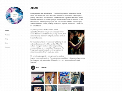 artistjleblanc.com snapshot