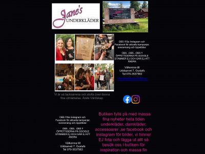 janesunderklader.se snapshot
