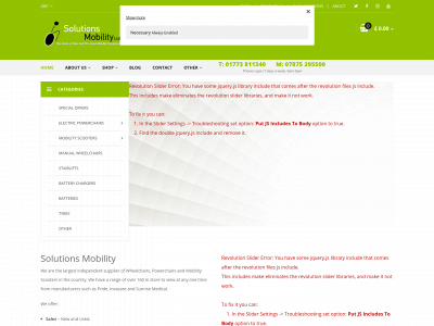 solutionsmobility.co.uk snapshot