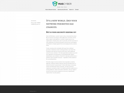 mascyber.co.uk snapshot