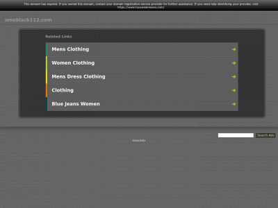 ameblack112.com snapshot