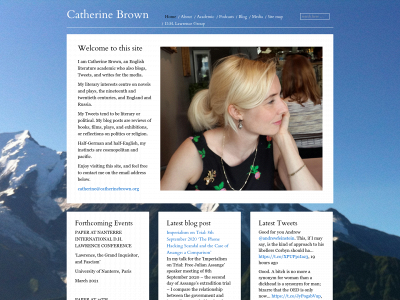 catherinebrown.org snapshot