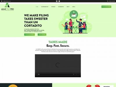 www.amaxtaxpro.com snapshot