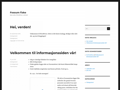 fossumfiske.com snapshot