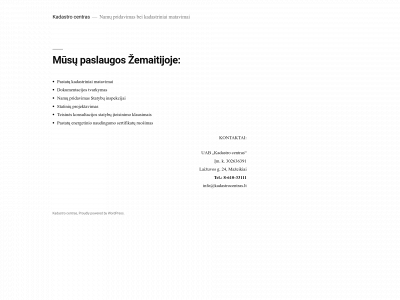 kadastrocentras.lt snapshot