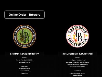 loomisbasinbrewing.com snapshot