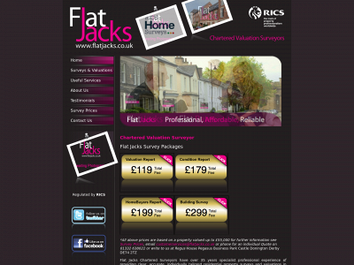 flatjacks.co.uk snapshot