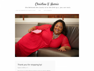 christinevharris.com snapshot