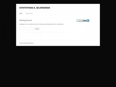 athiththanselvendran.com snapshot