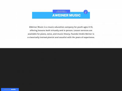 aweinermusic.weebly.com snapshot