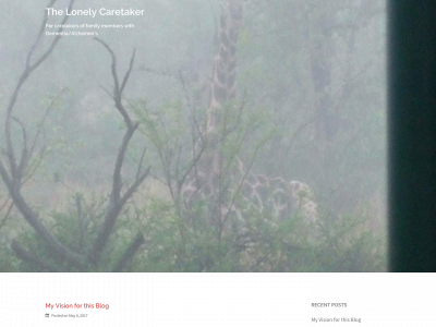 thelonelycaretaker.com snapshot