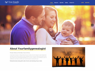 yourfamilygenealogist.co.uk snapshot
