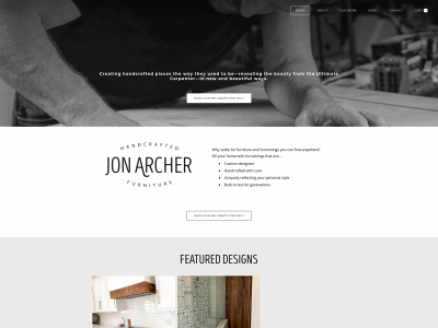 www.jonarcherdesigns.com snapshot