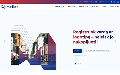metida.lt snapshot