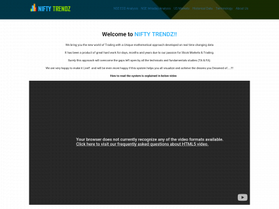 niftytrendz.com snapshot