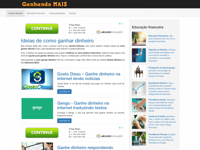 ganhandomais.com.br snapshot