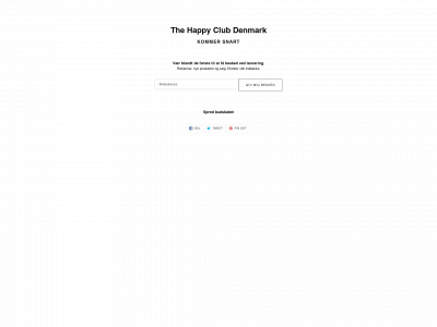 thehappyclub.dk snapshot
