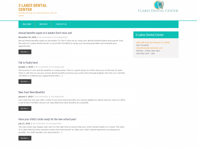 3lakesdentalcenter.com snapshot