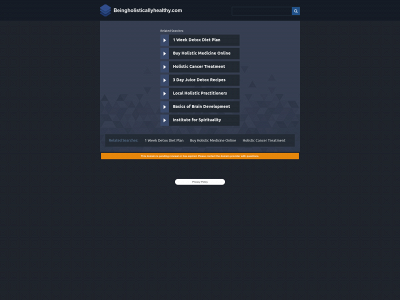 beingholisticallyhealthy.com snapshot