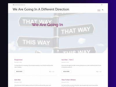 wearegoinginadifferentdirection.blog snapshot