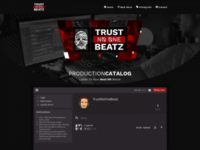 trustnoonebeatz.com snapshot
