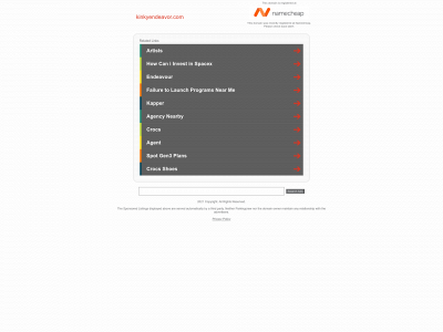 kinkyendeavor.com snapshot