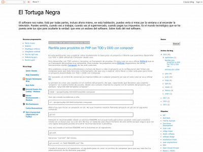 www.eltortuganegra.com snapshot