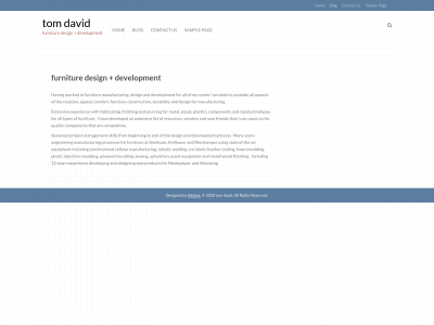 tomdavid.co snapshot