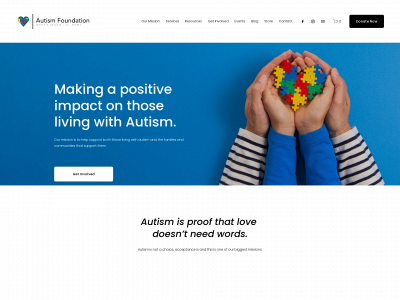www.autism-foundation.org snapshot