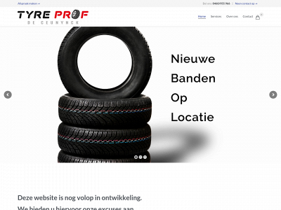 tyreprof.be snapshot