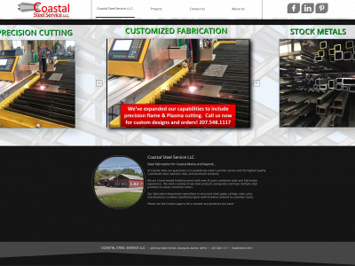 coastalsteelservice.com snapshot