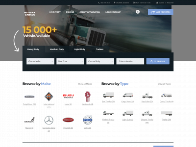 bigtruckgarage.com snapshot