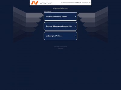 whyprescription.com snapshot
