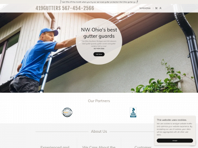 419gutters.com snapshot