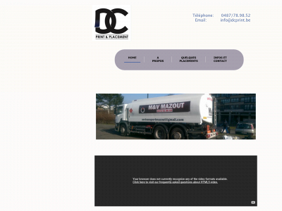 dcprint.be snapshot