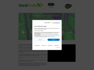 verdfruits.com snapshot